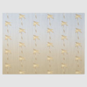 Gold Palm Tree Ombre Tissuepapier (Voorkant)