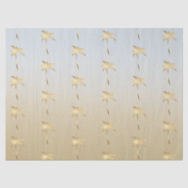 Gold Palm Tree Ombre Tissuepapier
