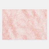 Gold Palm Trees Pink Ombre Glitter Inpakpapier Vel (Voorkant 3)