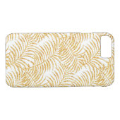 Gold Palm Verlof iPhone Case (Achterkant (Horizontaal))