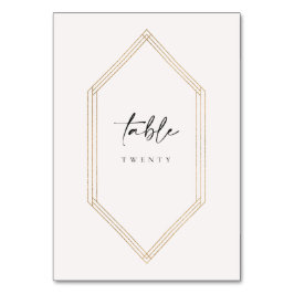 Gold Pampas Table Number Kaart Seating Wedding C10