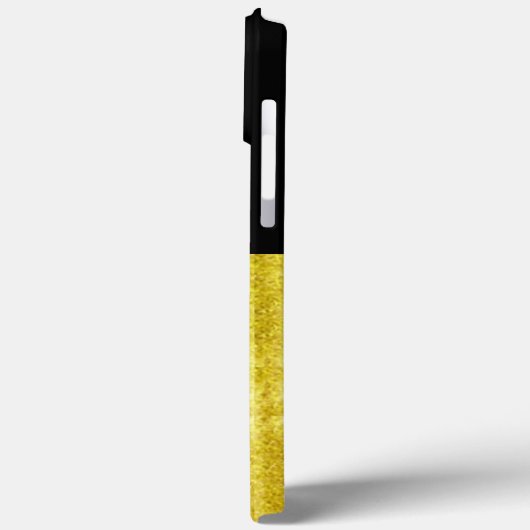 Gold Paneled Black Case-Mate iPhone Case (Achterkant / Links)