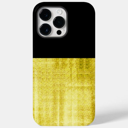 Gold Paneled Black Case-Mate iPhone Case (Achterkant)