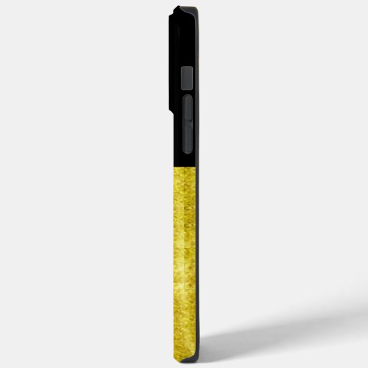 Gold Paneled Black Case-Mate iPhone Case (Achterkant / Links)