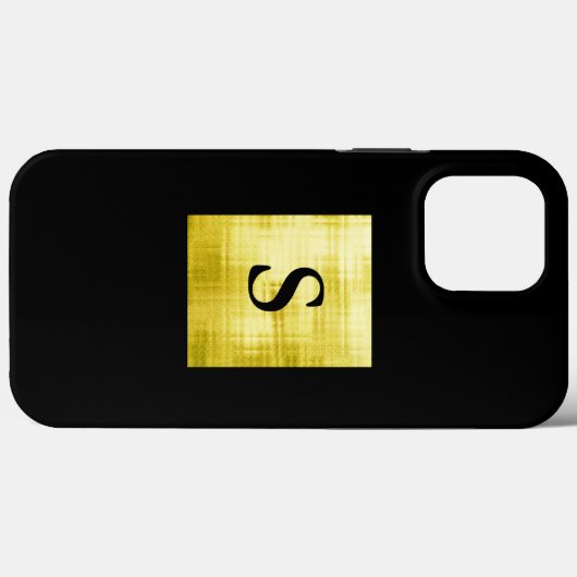 Gold paneled Black-II Case-Mate iPhone Case (Achterkant (horizontaal))