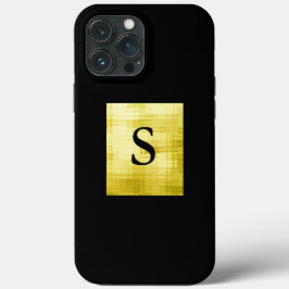 Gold paneled Black-II Case-Mate iPhone Case