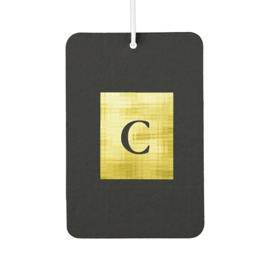 Gold paneled Black-II Luchtverfrisser (Voorkant)