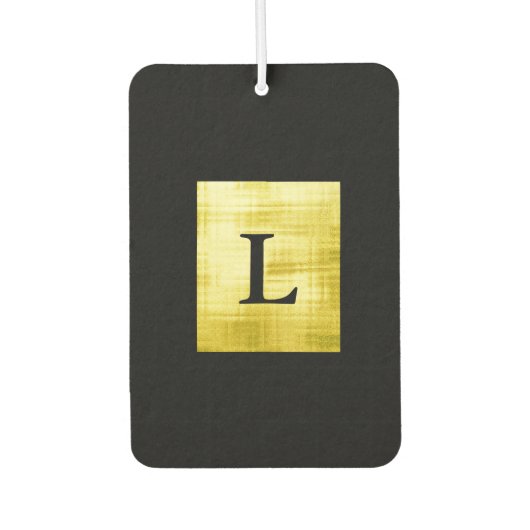 Gold paneled Black-II Luchtverfrisser (Voorkant)