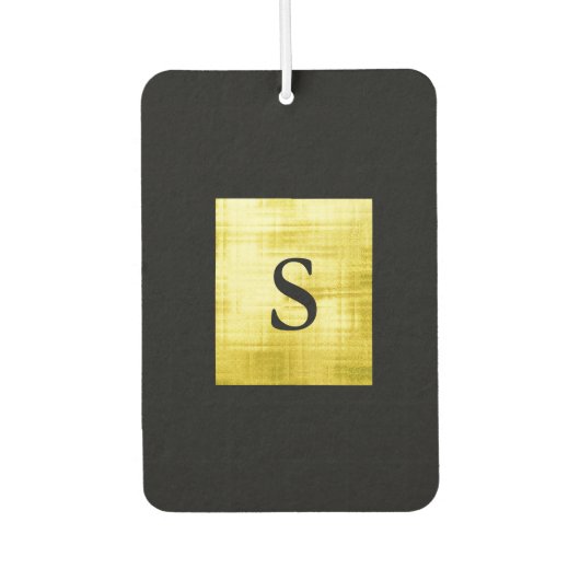 Gold paneled Black-II Luchtverfrisser (Voorkant)