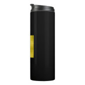 Gold paneled Black-II Thermosbeker (Geroteerd rechts)