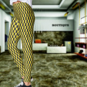 Gold-Paneled-Black-IV Leggings