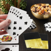 Gold Paneled Black Pokerkaarten (Insitu)