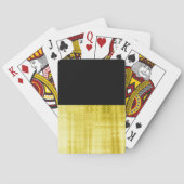Gold Paneled Black Pokerkaarten (Achterkant)