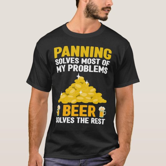 Gold Panner Gold Mining Gold Miner T-shirt (Voorkant)