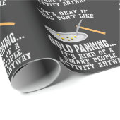 Gold Panning Gift - Mining Funny Miner Cadeaupapier (Rol Hoek)