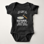 Gold Panning Gift - Mining Funny Miner Romper (Voorkant)