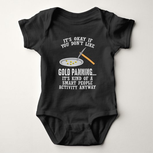 Gold Panning Gift - Mining Funny Miner Romper (Voorkant)