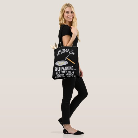 Gold Panning Gift - Mining Funny Miner Tote Bag (Op model)