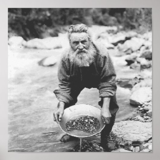 Gold Panning Poster (Voorkant)
