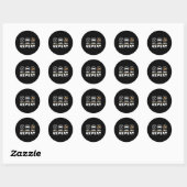 Gold panning prospectief East Sleep Pan Repeat Ronde Sticker (Vel)