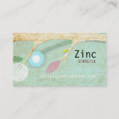 Gold Paper Primitive Art-Visitekaartje Visitekaartje (Achterkant)