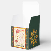 Gold Papercut 2023 konijn - Chinees nieuwjaar groe Bedankdoosjes (Geopend)