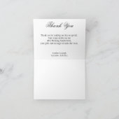 Gold & Pareltjes 40e bruiloft Jubileum Hartelijk d Bedankkaart (Binnen)