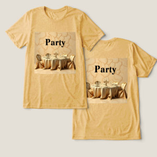 Gold Party Design Party T-shirt