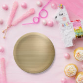 Gold Party Papieren Bordje (Feest)