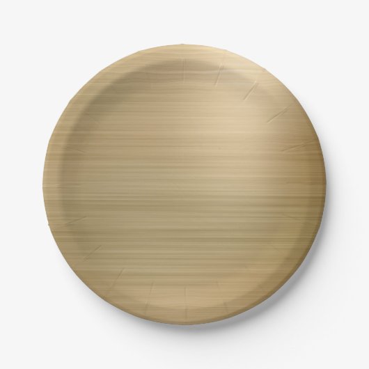 Gold Party Papieren Bordje (Voorkant)