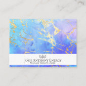 *~* Gold pasta Nebula Galaxy Universe Aqua AP3 Bu Visitekaartje (Voorkant)