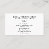 *~* Gold pasta Nebula Galaxy Universe Aqua AP3 Visitekaartje (Achterkant)