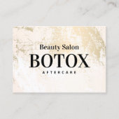 Gold Pastel Botox Visitekaartje (Voorkant)