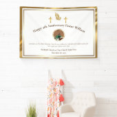 Gold Pastor Appreciation Church Jubileum Event Spandoek (Insitu)