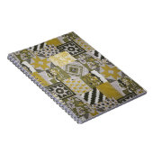 Gold Patchwork-Notitieboek Notitieboek (Rechterzijde)