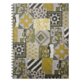 Gold Patchwork-Notitieboek Notitieboek (Voorkant)