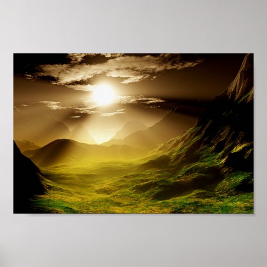 Gold Path Poster (Voorkant)