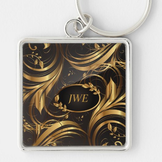 Gold Pattern 1 Sleutelhanger (Voorkant)