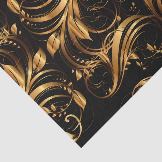 Gold Pattern 1R Tissuepapier (Detail)