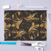 Gold Pattern 1R Tissuepapier (Craft)