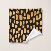 Gold Pattern Bad Handdoek (Wasdoekje)
