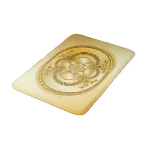 Gold Pattern Badmat