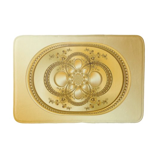 Gold Pattern Badmat (Voorkant)