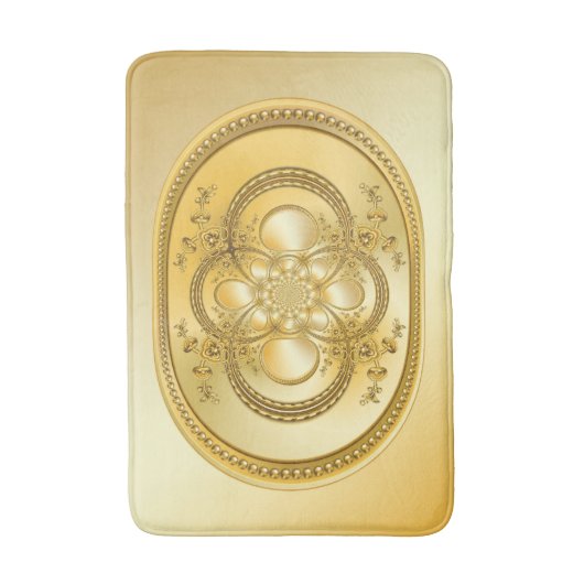 Gold Pattern Badmat (Voorkant Verticaal)