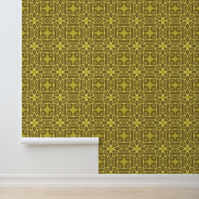 Gold Pattern Behang (Applicatie)
