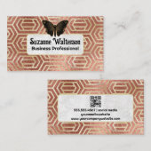 Gold Pattern | Metaalhoudende Folie Textuur | Bote Visitekaartje (Voorkant / Achterkant)