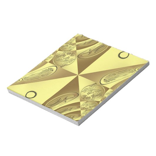 Gold Pattern Notitieblok (Linkerzijde)