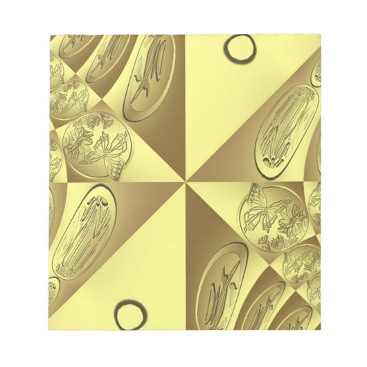 Gold Pattern Notitieblok (Voorkant)