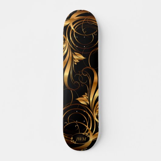 Gold Pattern Skateboard (Voorkant)