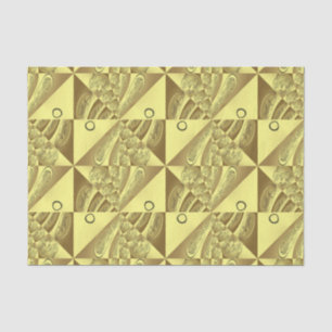 Gold Pattern Tissuepapier